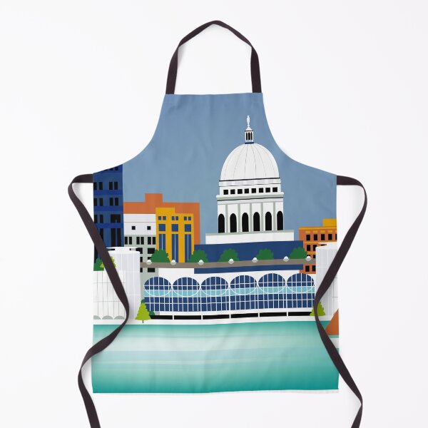 Item preview, Madison, Wisconsin - Skyline Illustration by Loose Petals designed and sold by LoosePetals.