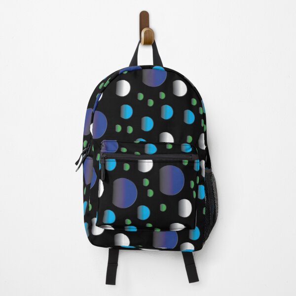 Item preview, A Curtain of Dots. Blues, Greens, and Whites on Black designed and sold by Neil Feigeles.