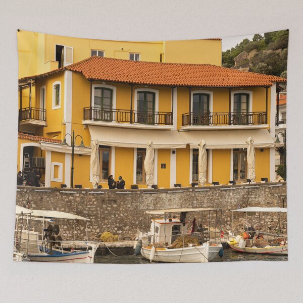 Item preview, Fishing Boat in a Fortress designed and sold by KensLensDesigns.