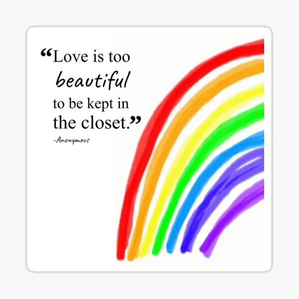 LGBTQ+ Justice Quote Sticker