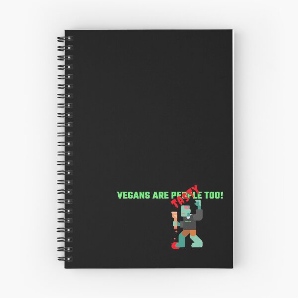 Item preview, Vegans are People (Tasty) Too zombie meat eater designed and sold by HarlicoDesigns.