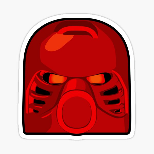 Toa of Fire Tahu mask Sticker