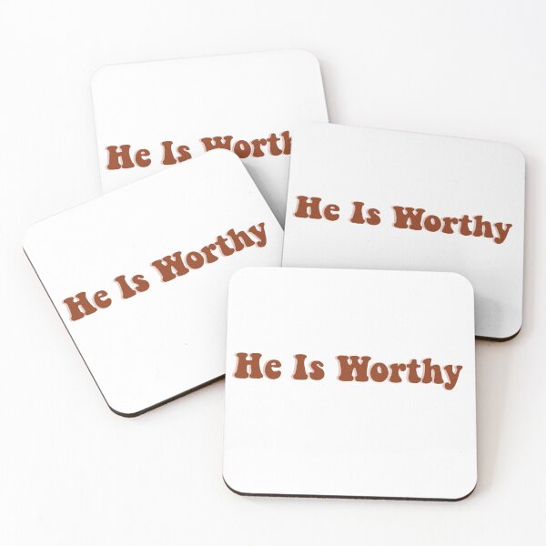 Item preview, He Is Worthy designed and sold by Jessica Pecard.