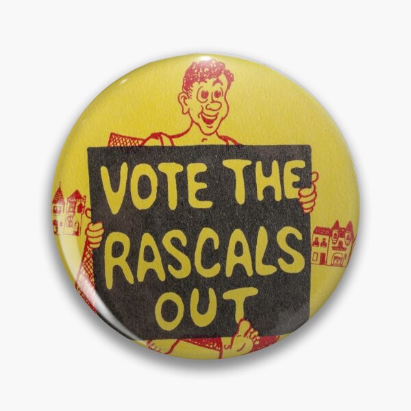 Item preview, Vote the rascals out designed and sold by gratogratto.