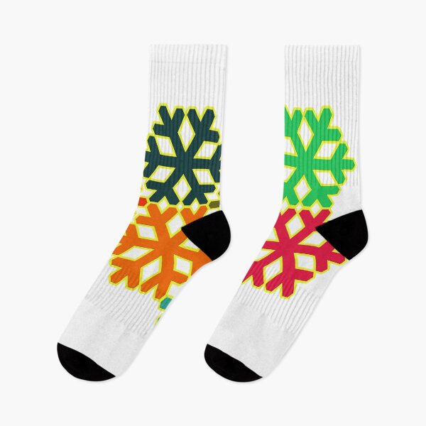 Item preview, Colorful snow flakes designed and sold by moca117.