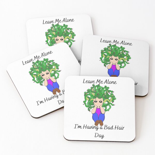 Item preview, Cute Funny Medusa - I'm Having a Bad Hair Day Design designed and sold by Monica C. Webster.