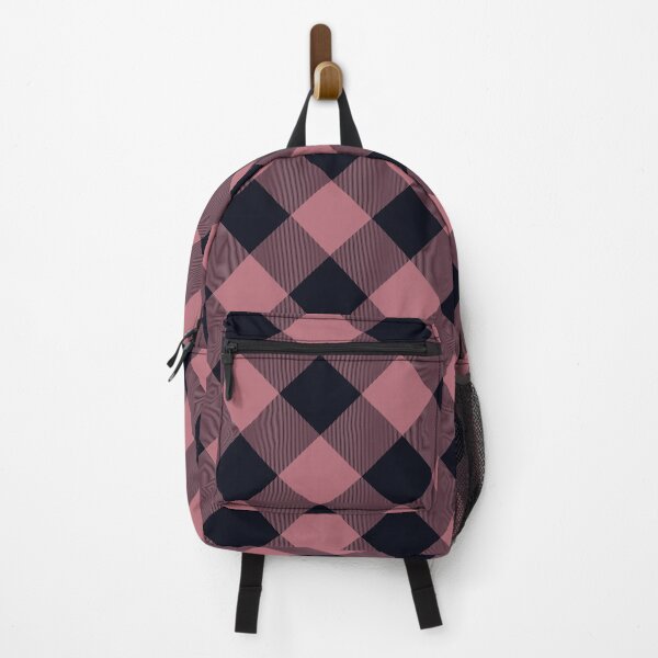 Item preview, Rose Gold & Dark Blue Cross Buffalo Plaid designed and sold by 89BLACK.