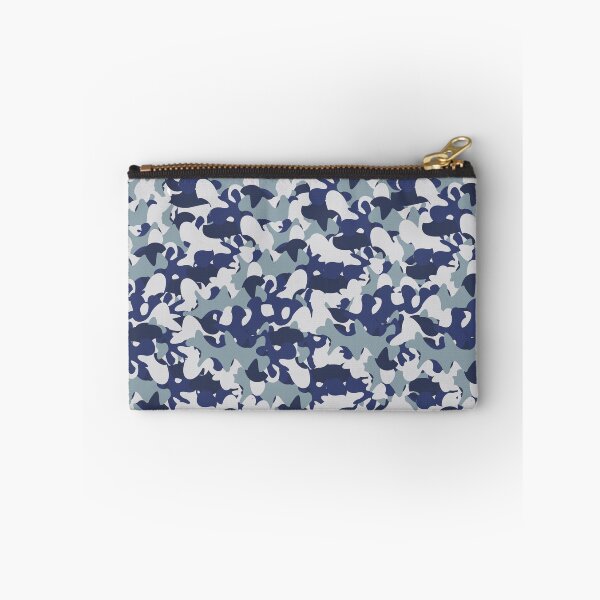 Item preview, Navy Blue Camouflage Print Design designed and sold by MimsTees.