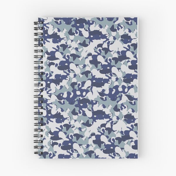 Item preview, Navy Blue Camouflage Print Design designed and sold by MimsTees.