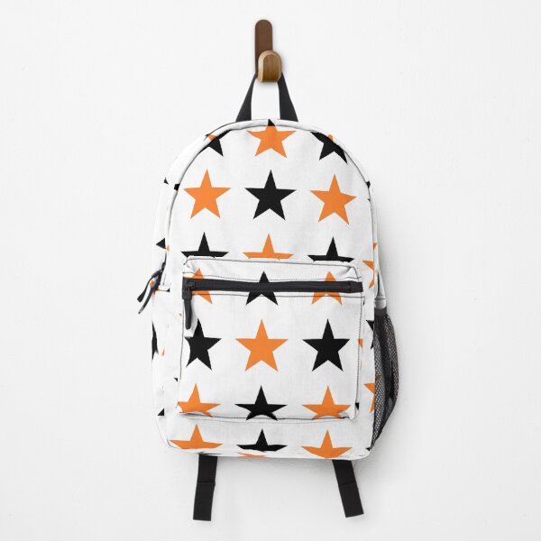 Item preview, Orange and Black Stars   designed and sold by lornakay.