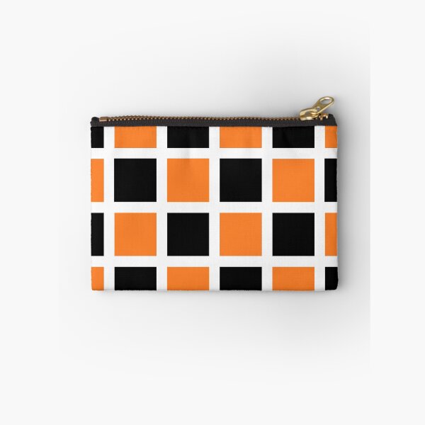 Item preview, Orange and Black Squares White  designed and sold by lornakay.