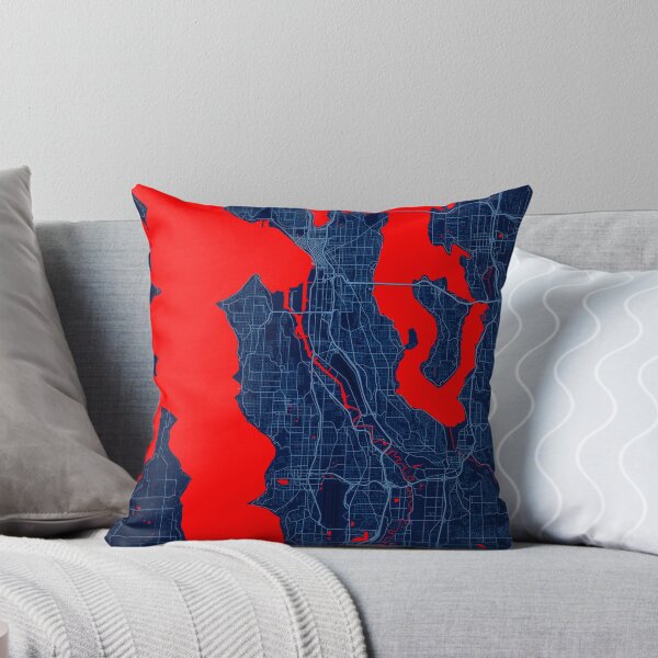 Item preview, Seattle Map Print, Seattle Map Poster, Seattle Map Wall Art, Seattle City Map, Map of Seattle, Seattle Map Art designed and sold by randomorder.