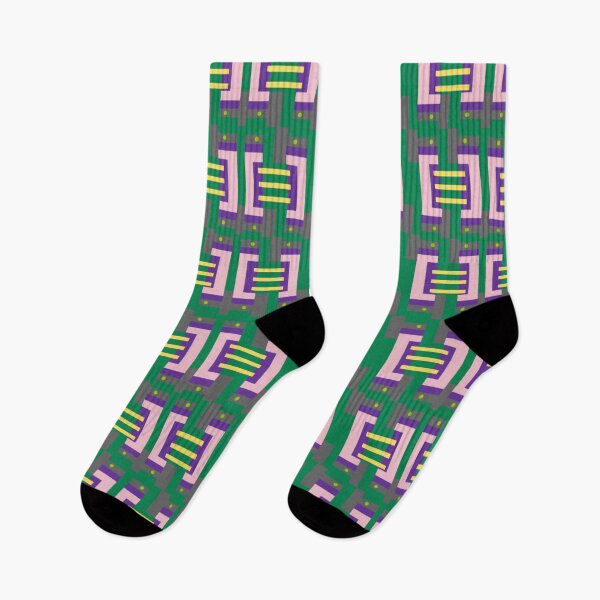 Item preview, Abstract Green Yellow Pattern with Lines and Dots designed and sold by Sendreka.