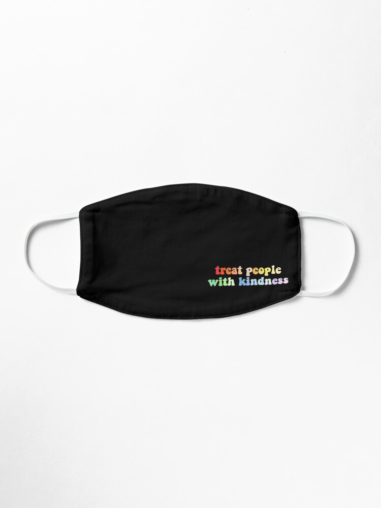 Alternate view of Treat People With Kindness By Harry Styles Aesthetic Mask