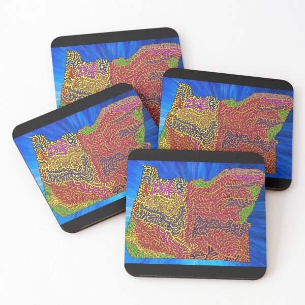 Item preview, Oregon State - Pop art style with vector background designed and sold by Maxwell Nightser.