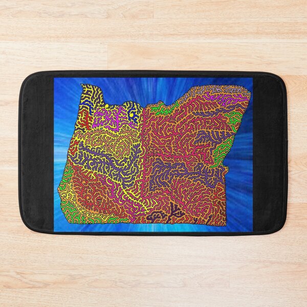 Item preview, Oregon State - Pop art style with vector background designed and sold by Maxwell Nightser.