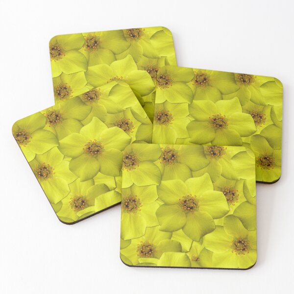 Item preview, Shrubby Cinquefoil Seamless Pattern designed and sold by GobaFineArts.