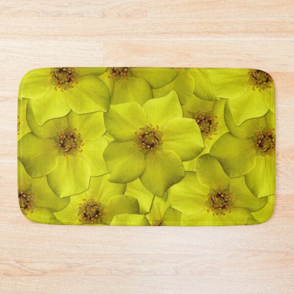 Item preview, Shrubby Cinquefoil Seamless Pattern designed and sold by GobaFineArts.