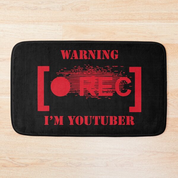 Item preview, Warning, I'm Youtuber design. designed and sold by Henri Vellart.