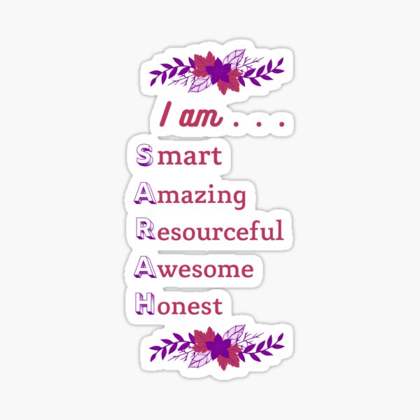 Acrostic Poem Stickers Redbubble