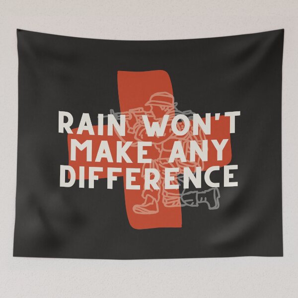 Item preview, Rain Wont Make Any Difference // Ernest Hemingway // A Farewell To Arms designed and sold by KylieBeth Designs.