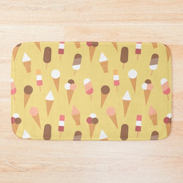 Item preview, Ice creams and popsicles on yellow designed and sold by natalyon.