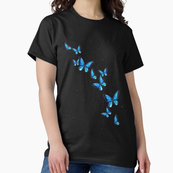 Artikel-Vorschau von Sommernachthimmel der blauen Schmetterlinge, designt und verkauft von heartofanna.