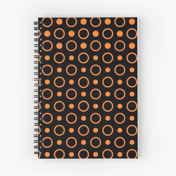 Artikelvorschau, Orange und schwarze Kreise und Tupfen entworfen und verkauft von lornakay.