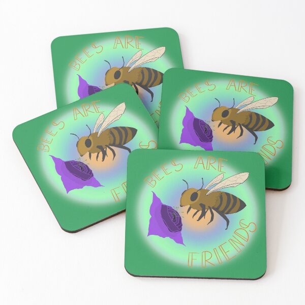 Item preview, Bees are friends  designed and sold by BatOnDrugs.