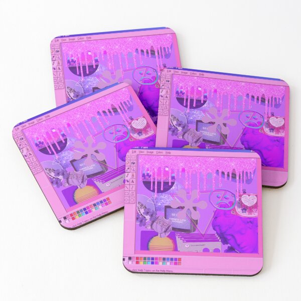 Item preview, Vaporwave Purple Collage designed and sold by art-by-harmonie.