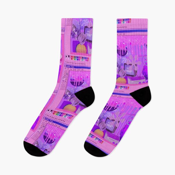 Item preview, Vaporwave Purple Collage designed and sold by art-by-harmonie.