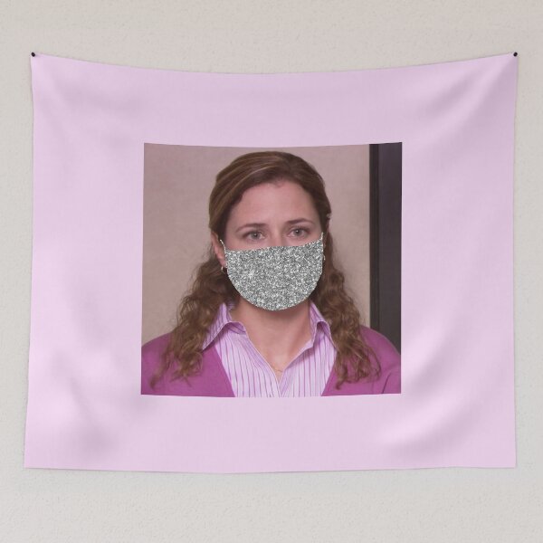 Item preview, Pam Beesly says wear a mask! designed and sold by Abby Busis.