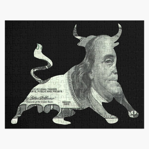 Item preview, $100 Bill Bull - Stock Market Bull + Hundred Dollar Bill = Perfect! designed and sold by Brian Kindsvater.