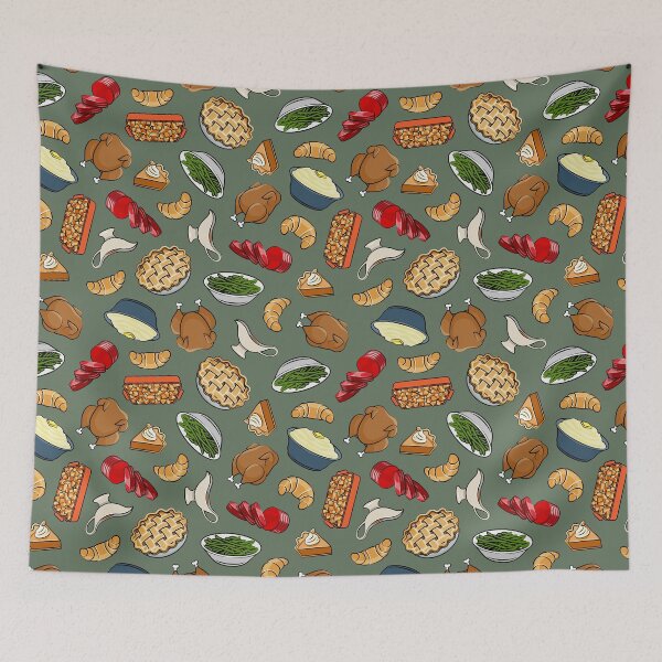 Item preview, Holiday Feast - Dinner on Sage designed and sold by littlearrow.