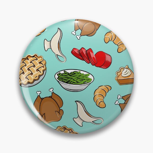 Item preview, Holiday Feast - Dinner on Aqua designed and sold by littlearrow.