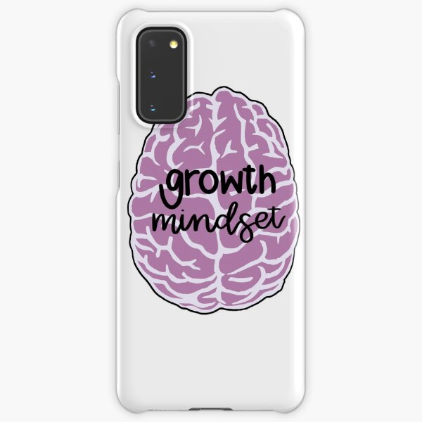 growth mindset pink brain Samsung Galaxy Snap Case