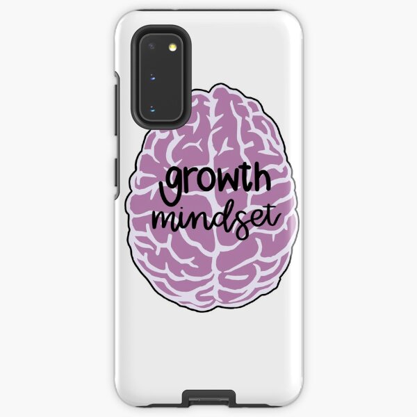 growth mindset pink brain Samsung Galaxy Tough Case
