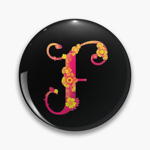 Item preview, Simplistic Floral Alphabet Letter F Typographic Artwork designed and sold by MakiMak.