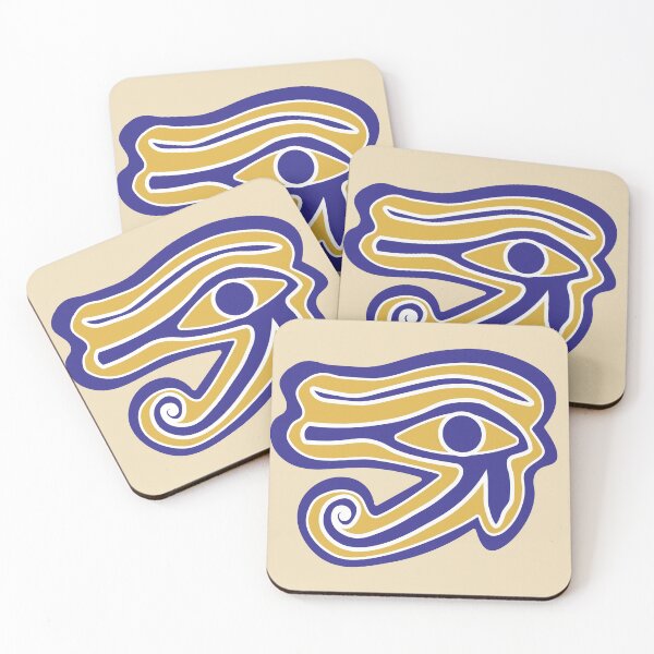 Item preview, eye of horus blue and gold sticker designed and sold by mariahparker111.