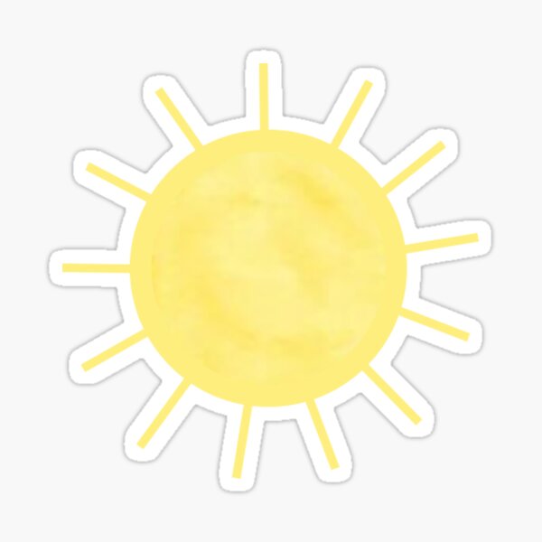 wenig Sonnenschein Sticker