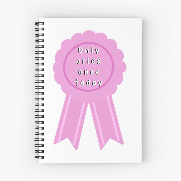 Item preview, Only Cried Once Today Award designed and sold by YellowCarStudio.