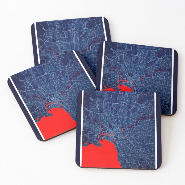 Item preview, Melbourne Map Print, Melbourne Map Poster, Melbourne Map Wall Art, Melbourne City Map, Map of Melbourne, Melbourne Map Art designed and sold by randomorder.