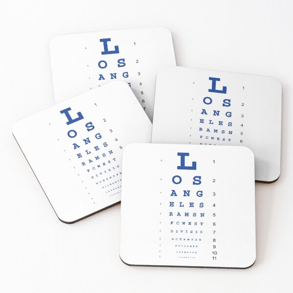 Item preview, Rams Champs Eye Chart designed and sold by Ramheart.