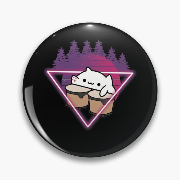 Item preview, Adorable bongo cat neon pink designed and sold by redshirtz.