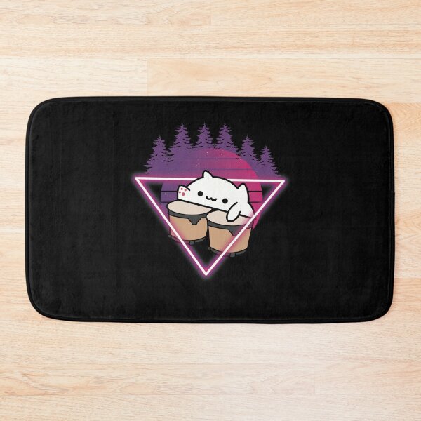 Item preview, Adorable bongo cat neon pink designed and sold by redshirtz.