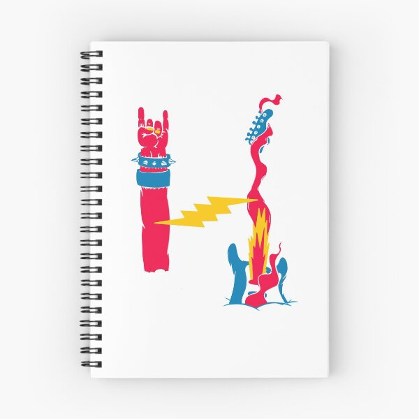 Item preview, Rock and Roll Alphabet Letter H Typographic Artwork designed and sold by MakiMak.