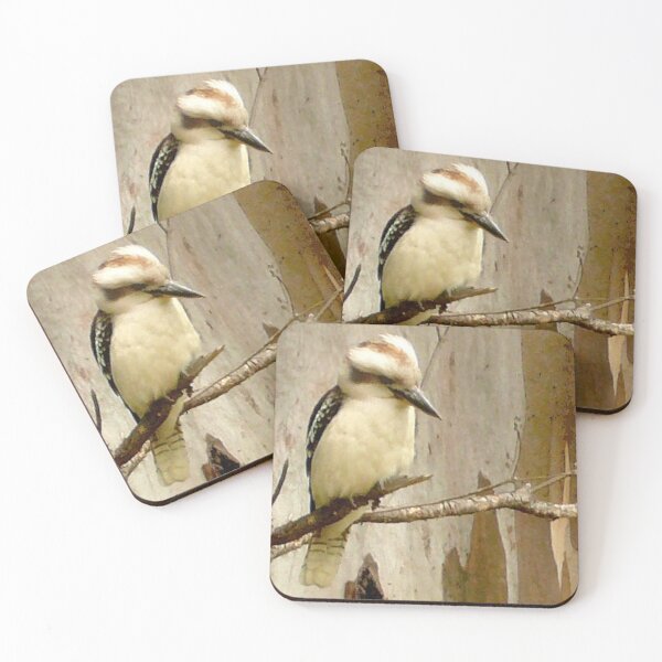 Item preview, Kookaburra on a Gum tree designed and sold by Roz McQuillan Fine Art & Photography.