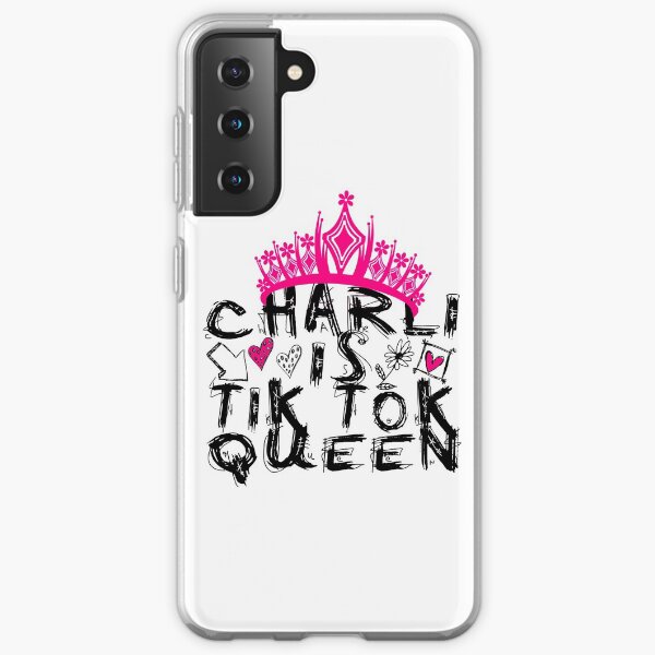 Charli es la reina de Tik Tok Funda blanda para Samsung Galaxy