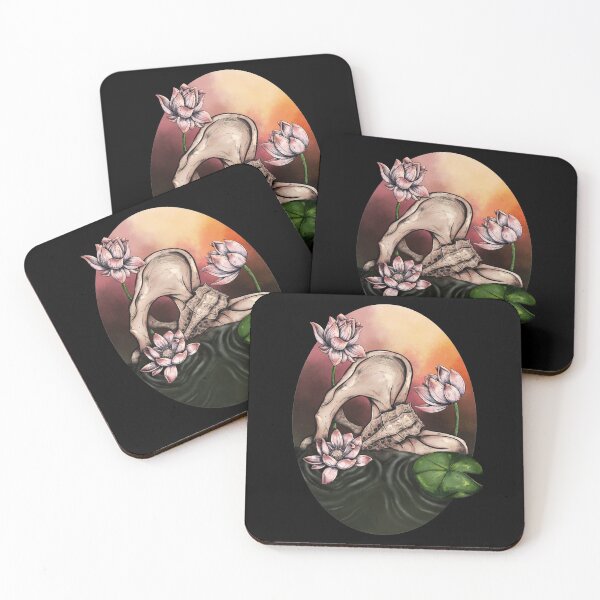 Item preview, Dusk: Hipbone and Water Lilies designed and sold by Lady-Bee-Holmes.