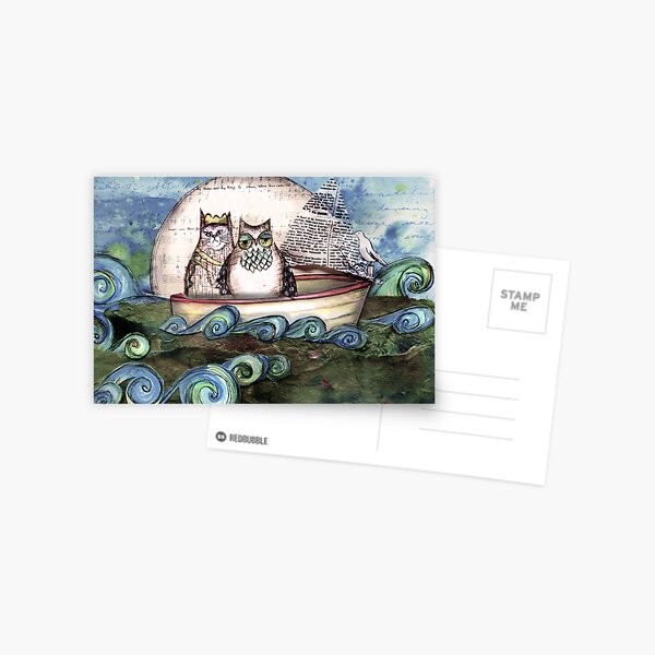 They danced by the light of the moon Postcard